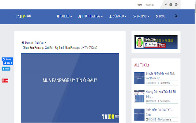 Mua fanpage uy tín ở đâu  from Chrome web store to be run with OffiDocs Chromium online