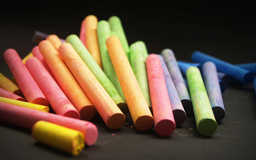 Multicolored chalk plants  from Chrome web store to be run with OffiDocs Chromium online