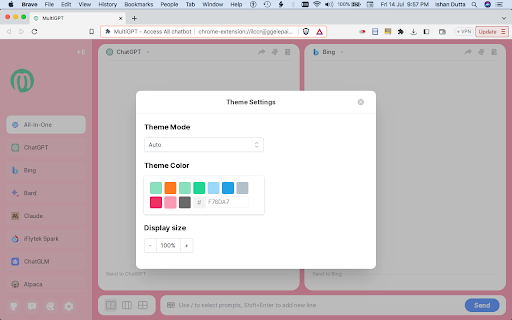 MultiGPT Access All chatbots at once  from Chrome web store to be run with OffiDocs Chromium online