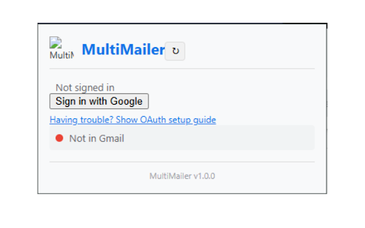 MultiMailer  from Chrome web store to be run with OffiDocs Chromium online