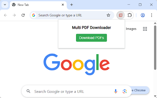 Multi PDF Downloader  from Chrome web store to be run with OffiDocs Chromium online