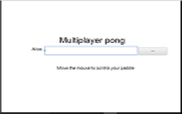 Multiplayer pong  from Chrome web store to be run with OffiDocs Chromium online