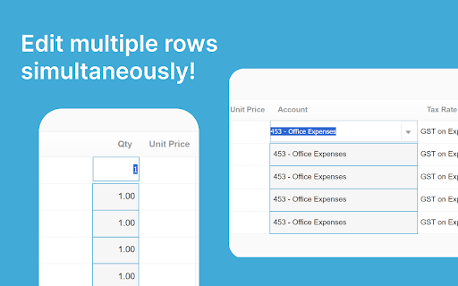 Multi Select for Xero  from Chrome web store to be run with OffiDocs Chromium online