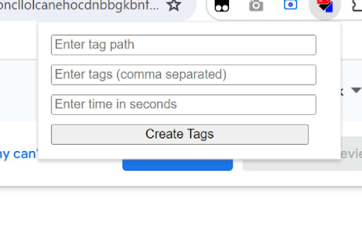 Multitag Creator  from Chrome web store to be run with OffiDocs Chromium online