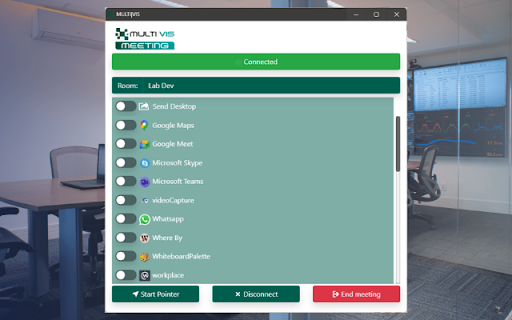 MultiVis Meeting v4  from Chrome web store to be run with OffiDocs Chromium online