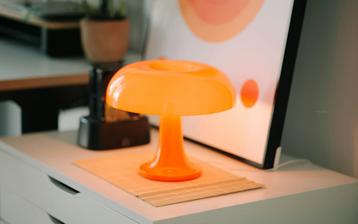 Mushroom lamp  from Chrome web store to be run with OffiDocs Chromium online