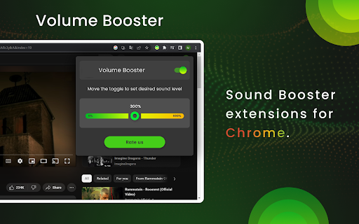 Music Enhancer Volume Booster  from Chrome web store to be run with OffiDocs Chromium online