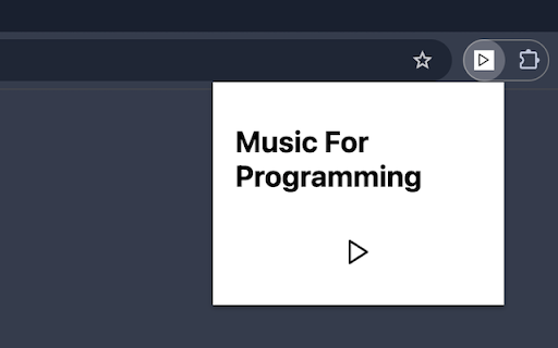 Music for Programming  from Chrome web store to be run with OffiDocs Chromium online