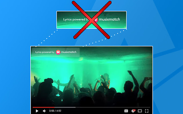 Musixmatch Lyrics Watermark Remover  from Chrome web store to be run with OffiDocs Chromium online