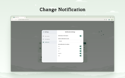 Muslim Prayer Times  from Chrome web store to be run with OffiDocs Chromium online