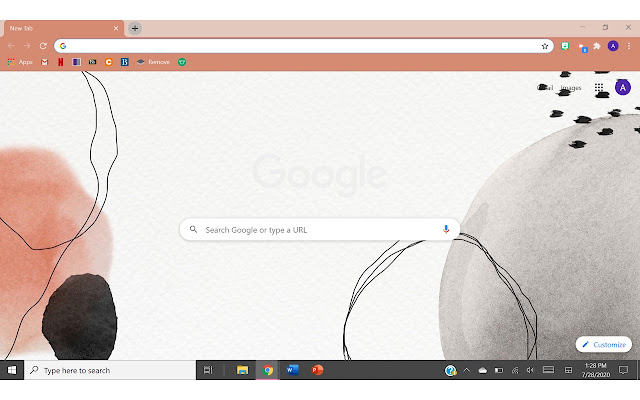 Muted Circles  from Chrome web store to be run with OffiDocs Chromium online