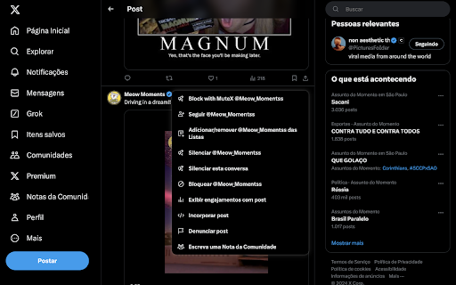 Mute Farm Bot Twitter/X  from Chrome web store to be run with OffiDocs Chromium online