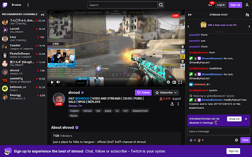 Mute Twitch Ads  from Chrome web store to be run with OffiDocs Chromium online
