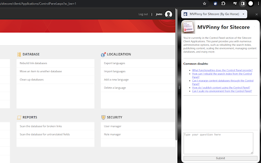 MVPinny for Sitecore (By Go Horse)  from Chrome web store to be run with OffiDocs Chromium online
