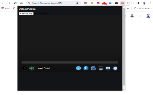 Mx player for pc, windows Extension  from Chrome web store to be run with OffiDocs Chromium online
