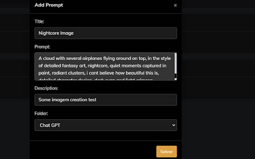 My AI Prompt  from Chrome web store to be run with OffiDocs Chromium online