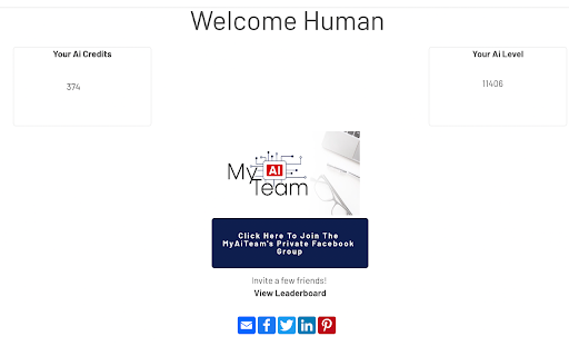 MyAiTeam Iframe Popup  from Chrome web store to be run with OffiDocs Chromium online