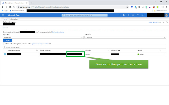 My Azure Partner Help Extension  from Chrome web store to be run with OffiDocs Chromium online