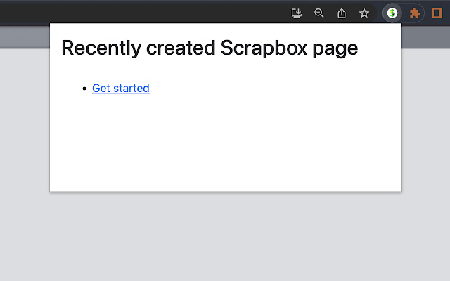My created Scrapbox pages (beta)  from Chrome web store to be run with OffiDocs Chromium online