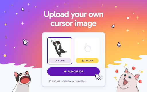 My Cursors Custom Cursors  from Chrome web store to be run with OffiDocs Chromium online