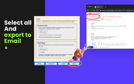 My Dictionary Lingok  from Chrome web store to be run with OffiDocs Chromium online My Dictionary Lingok  from Chrome web store to be run with OffiDocs Chromium online