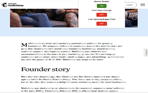 My Dyslexic Reader  from Chrome web store to be run with OffiDocs Chromium online