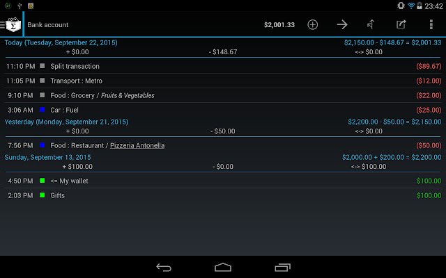 My Expenses  from Chrome web store to be run with OffiDocs Chromium online