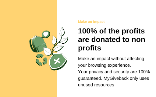 MyGiveback  from Chrome web store to be run with OffiDocs Chromium online