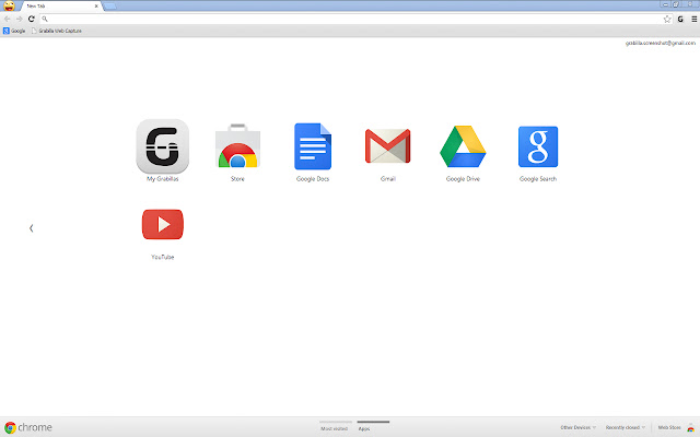 แผงประวัติ Grabillas ของฉันจาก Chrome เว็บสโตร์เพื่อใช้งานร่วมกับ OffiDocs Chromium ออนไลน์