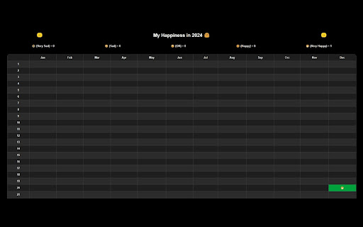 My Happiness from Chrome web store to be run with OffiDocs Chromium online My Happiness from Chrome web store to be run with OffiDocs Chromium online