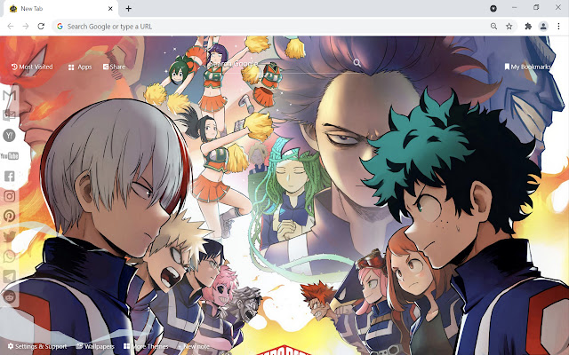 My Hero Academia Anime Wallpaper  from Chrome web store to be run with OffiDocs Chromium online