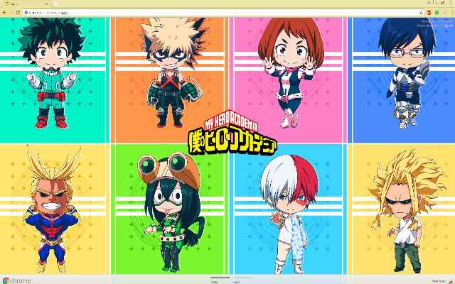 My Hero Academia Chibi 1920x1080  from Chrome web store to be run with OffiDocs Chromium online