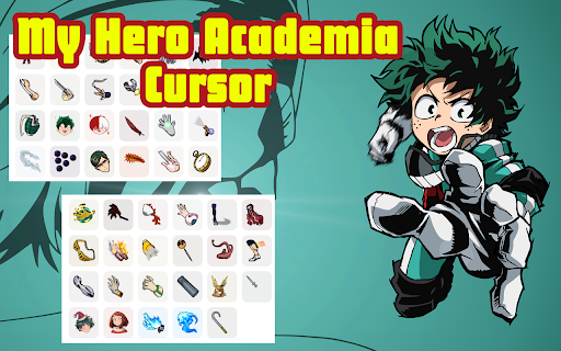 My Hero Academia Cursor Custom Anime Cursor for Chrome  from Chrome web store to be run with OffiDocs Chromium online