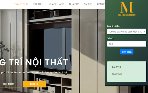 Myhome Decor  from Chrome web store to be run with OffiDocs Chromium online