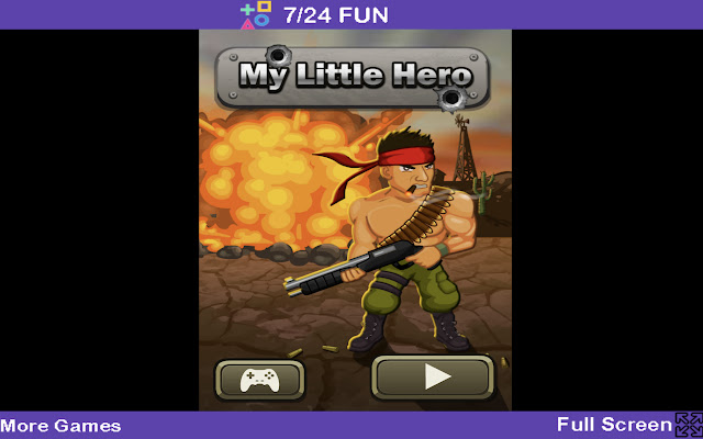My Little Hero Shooting Game  from Chrome web store to be run with OffiDocs Chromium online
