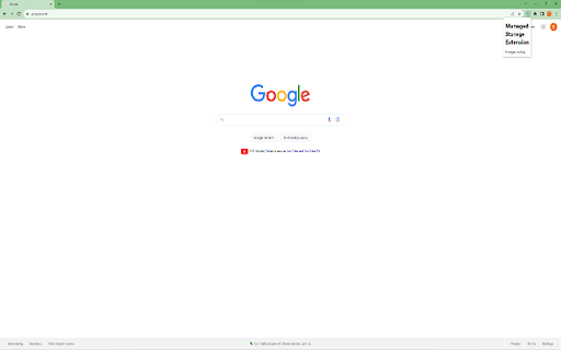 My Managed Extension  from Chrome web store to be run with OffiDocs Chromium online