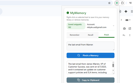 MyMemory  from Chrome web store to be run with OffiDocs Chromium online