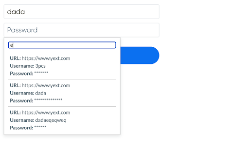 My Password Manager G  from Chrome web store to be run with OffiDocs Chromium online