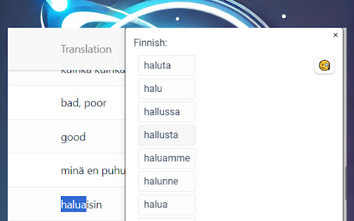 My personal dictionary  from Chrome web store to be run with OffiDocs Chromium online