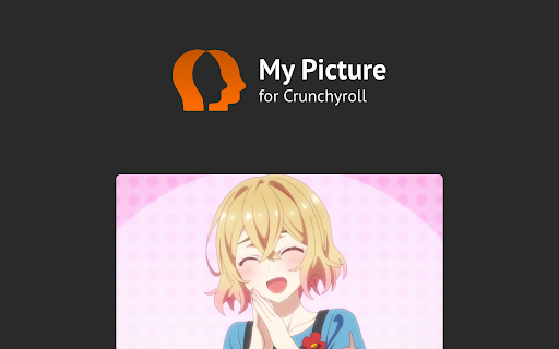 MyPicture for Crunchyroll: custom profile  from Chrome web store to be run with OffiDocs Chromium online
