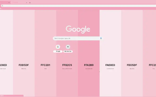 My pink theme  from Chrome web store to be run with OffiDocs Chromium online