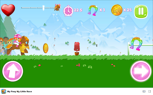 My Pony My Little Race Game Can you lead your pony to victory?  from Chrome web store to be run with OffiDocs Chromium online