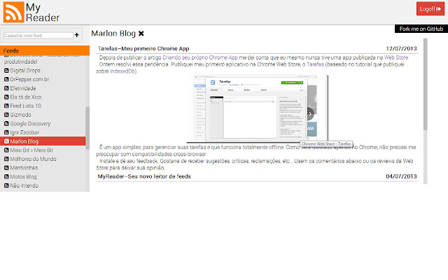 My Reader Desktop  from Chrome web store to be run with OffiDocs Chromium online