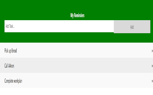 My Reminders  from Chrome web store to be run with OffiDocs Chromium online