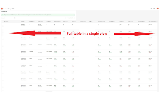 MY Shopee Seller Center Ads Table Width Adjuster  from Chrome web store to be run with OffiDocs Chromium online