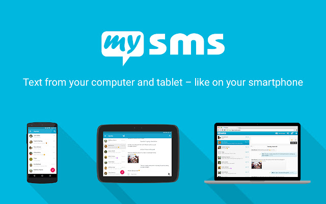 mysms SMS from Computer  from Chrome web store to be run with OffiDocs Chromium online