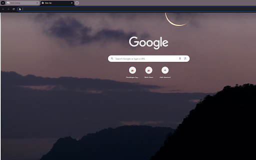 mysterious night sky with a crescent moon  from Chrome web store to be run with OffiDocs Chromium online