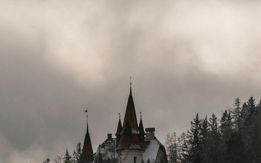 Mystical Castle in Foggy Winter Landscape  from Chrome web store to be run with OffiDocs Chromium online