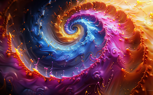 Mystical Cosmic Swirl  from Chrome web store to be run with OffiDocs Chromium online