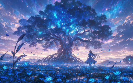 Mystical Fox in Moonlight  from Chrome web store to be run with OffiDocs Chromium online